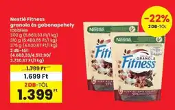 Spar Nestlé Fitness granola és gabonapehely ajánlat