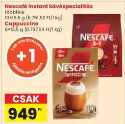 Spar Nescafé instant kávéspecialitás ajánlat