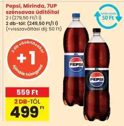 Spar Pepsi, Mirinda, 7UP szénsavas üdítőital ajánlat