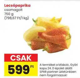 Spar Lecsópaprika ajánlat