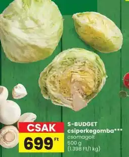 Spar S-BUDGET csiperkegomba ajánlat