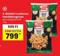 Spar S-BUDGET hullámos hasábburgonya ajánlat