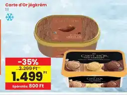 Spar CARTE D'OR Jégkrém ajánlat