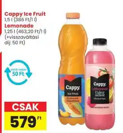 Spar Cappy Ice Fruit & Lemonade ajánlat