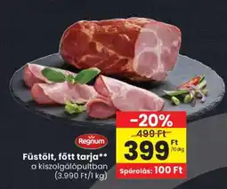 Spar Füstölt, főtt tarja ajánlat