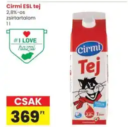 Spar Cirmi ESL tej ajánlat