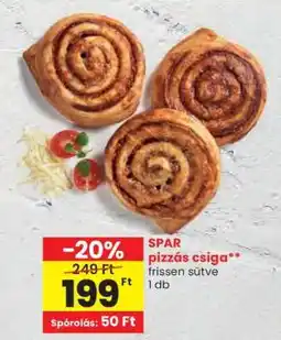 Spar SPAR pizzás csiga ajánlat