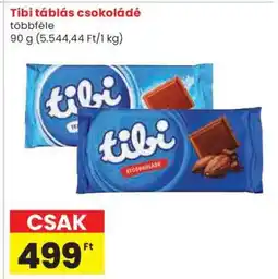 Spar TIBI Táblás csokoládé ajánlat