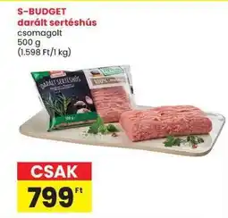 Spar S-BUDGET darált sertéshús ajánlat