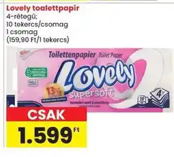 Spar Lovely toalettpapír ajánlat