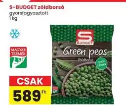 Spar S-BUDGET zöldborsó ajánlat
