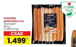 Spar SPAR BBQ grillkolbász mix ajánlat