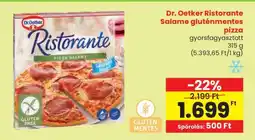 Spar Dr. Oetker Ristorante Salame gluténmentes pizza ajánlat