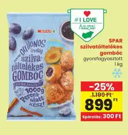 SPAR szilvatöltelékes gombóc