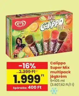 Spar Calippo Super Mix multipack jégkrém ajánlat