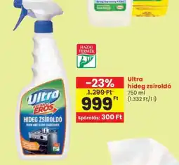 Spar Ultra hideg zsíroldó ajánlat