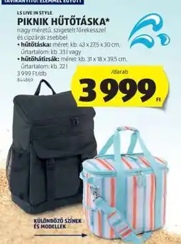ALDI PIKNIK HŰTŐTÁSKA ajánlat