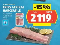 ALDI Friss, afrikai harcsafilé ajánlat