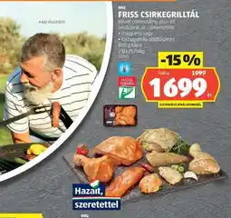 ALDI FRISS CSIRKEGRILLTÁL ajánlat