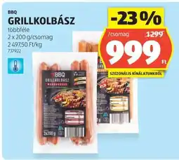 ALDI BBQ Grillkolbász ajánlat