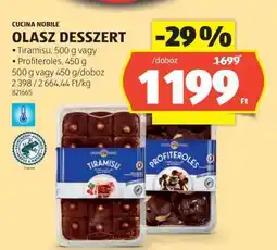 ALDI Cucina Nobile Olasz Desszert ajánlat