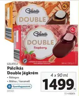 Lidl Gelatelli Pálcikás Double jégkrém ajánlat