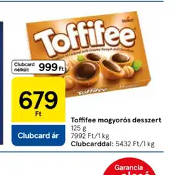 Tesco Toffifee mogyors desszert ajánlat