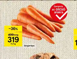 Tesco Sárgarépa ajánlat