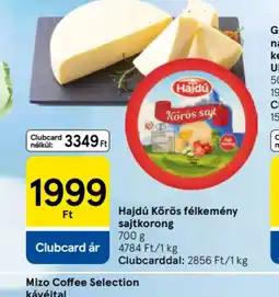 Hajdú Körös félkemény sajtkorong