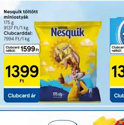 Tesco Nesquik töltött miniosztyák ajánlat