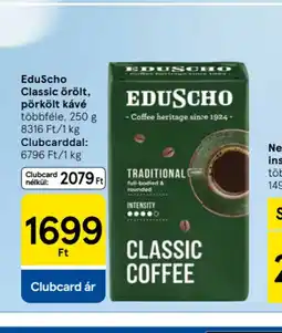 Tesco Eduscho Classic őrölt, pörkölt kávé ajánlat