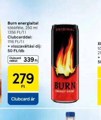 Tesco Burn energiaital ajánlat