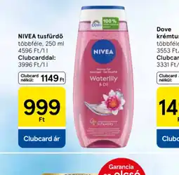 Tesco Nivea tusfürdő ajánlat
