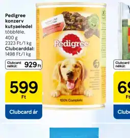 Tesco Pedigree konzerv kutyaeledel ajánlat