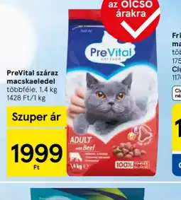 Tesco PreVital száraz macskaeledel ajánlat