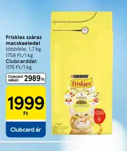 Tesco Friskies száraz macskaeledel ajánlat