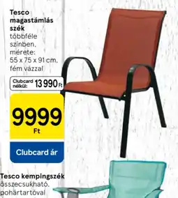 Tesco Tesco magas támlás szék ajánlat