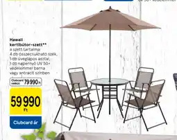 Tesco Hawaii kerti bútor szett ajánlat