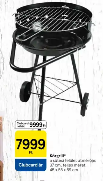 Tesco Körgrill ajánlat