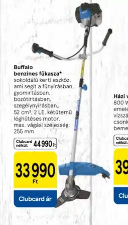 Buffalo benzines fűkasza