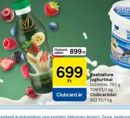 Tesco Realnature joghurtital ajánlat