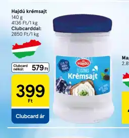Tesco Hajdú krémsajt ajánlat