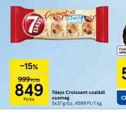 Tesco 7Days Croissant családi csomag ajánlat