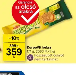 Tesco KorpoVit keksz ajánlat