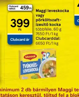Maggi leveskocka vagy pörköltzaft-ízesítő kocka