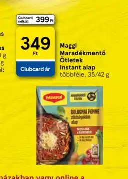 Tesco Maggi Maradékmentő Ötletek ajánlat