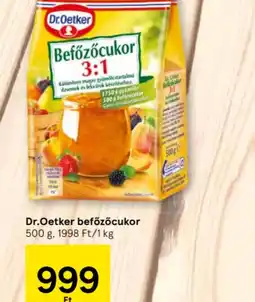 Tesco Dr. Oetker befőzőcukor ajánlat