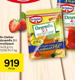 Tesco Dr. Oetker dzsemfix 3:1 multipack ajánlat