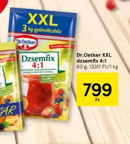 Tesco Dr. Oetker XXL dzsemfix 4:1 ajánlat