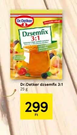 Tesco Dr. Oetker dzsemfix 3:1 ajánlat